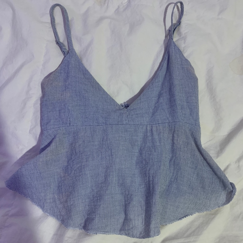 Blue tank top